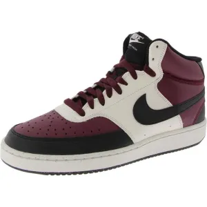 Nike Mens Court Vision Mid NN Purple Workout Basketball Shoes Sneakers New