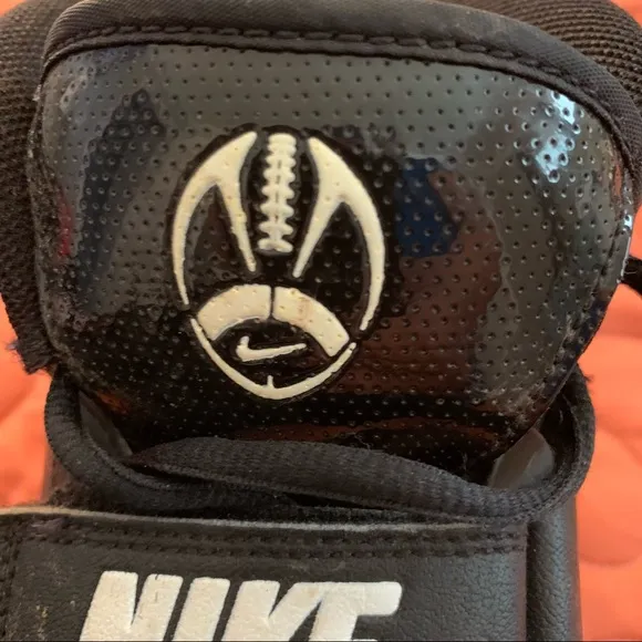 Nike Mens Football/Rugby Cleats black and Nike bag shoes 11.5