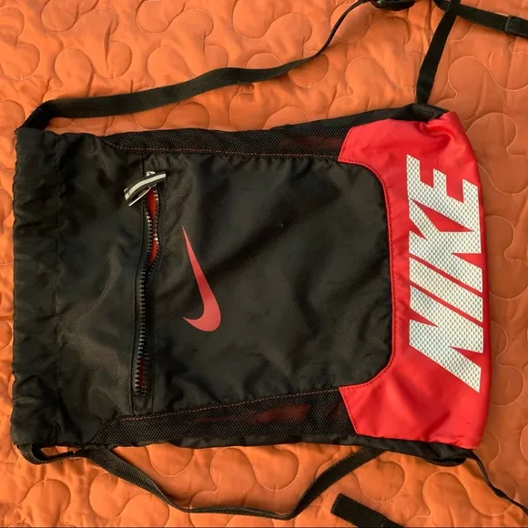 Nike Mens Football/Rugby Cleats black and Nike bag shoes 11.5