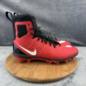 Nike Mens Force Savage Size 10 Cleats Red Black Football Training Shoes