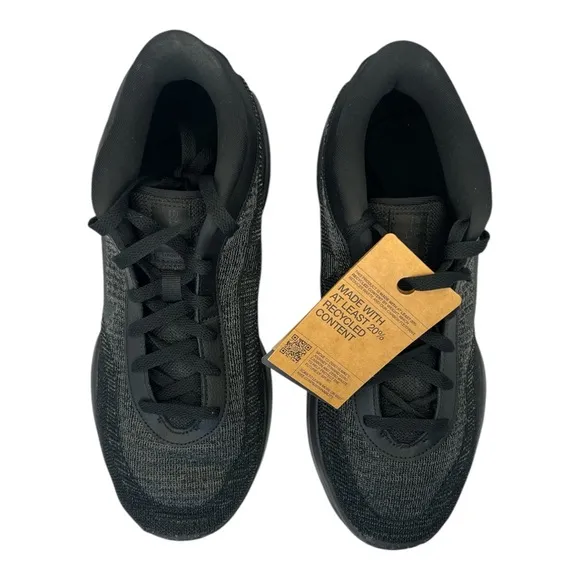 Nike Men's G.T. Hustle Academy Triple Black Athletic Basketball Sneakers Size 11