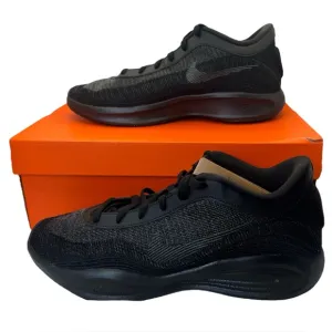 Nike Men's G.T. Hustle Academy Triple Black Athletic Basketball Sneakers Size 11