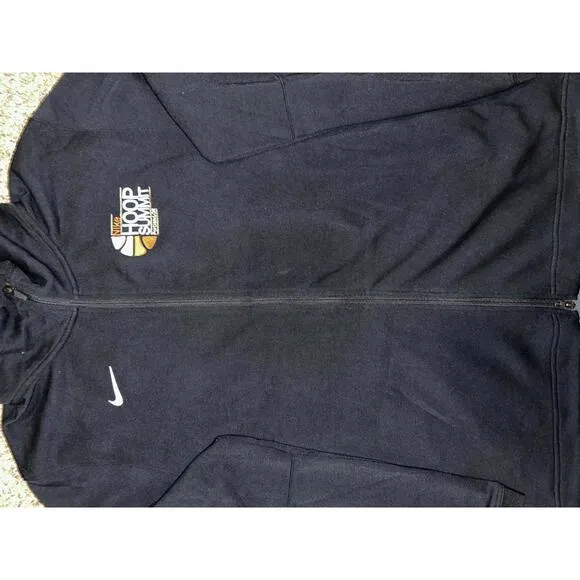 Nike Men's Hoops Summit Graphic Basketball Black Hoodie limited