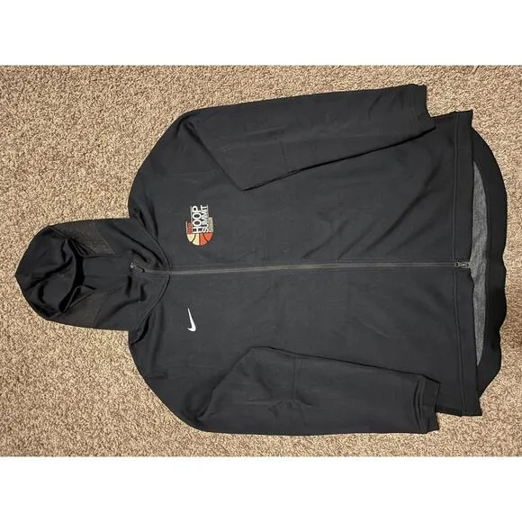 Nike Men's Hoops Summit Graphic Basketball Black Hoodie limited