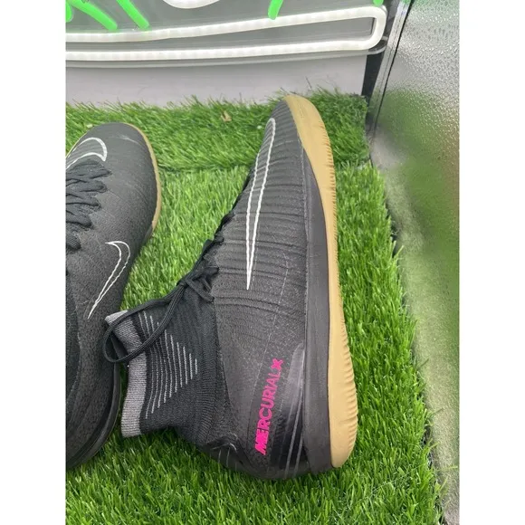 Nike Mens Rare Mercurialx Proximo II IC  831976 009 Black Soccer Shoes Size 9.5