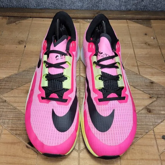 Nike Men’s Rival Fly 3 Pink/Black Road Racing Running Shoes Size 10.5