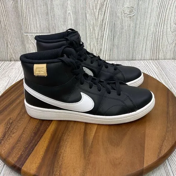 Nike Men's Size 9 Court Royale 2 Mid Rise Black Onyx 2020 Athletic Shoes