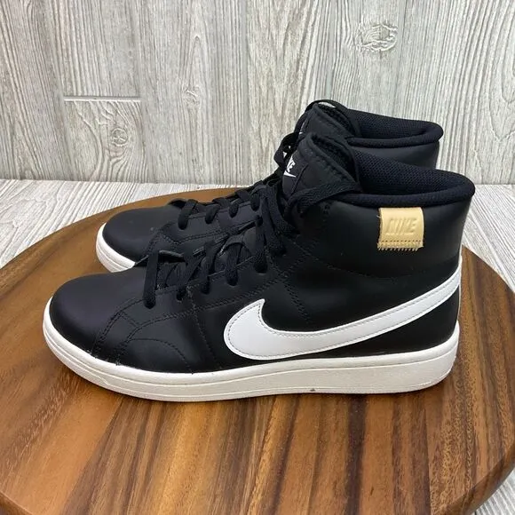 Nike Men's Size 9 Court Royale 2 Mid Rise Black Onyx 2020 Athletic Shoes