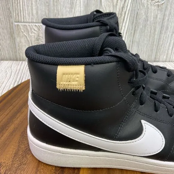 Nike Men's Size 9 Court Royale 2 Mid Rise Black Onyx 2020 Athletic Shoes