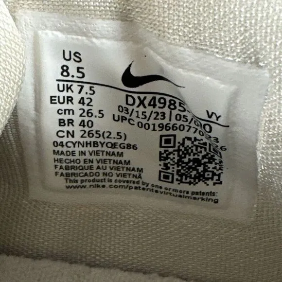 Nike Men's Size US 8.5 Zoom Freak 5 Sneakers Five The Hard Way Edition Shoes