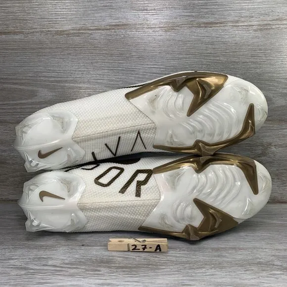 Nike Men’s Vapor Edge Pro 360 Gold Football Cleats AO8277-111 Size 16
