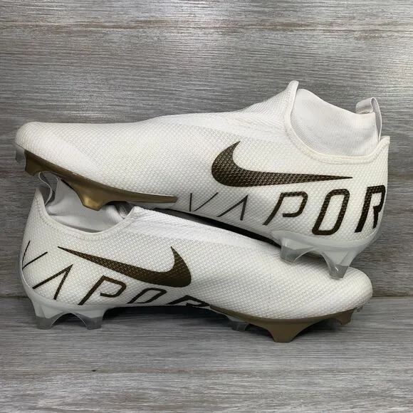 Nike Men’s Vapor Edge Pro 360 Gold Football Cleats AO8277-111 Size 16
