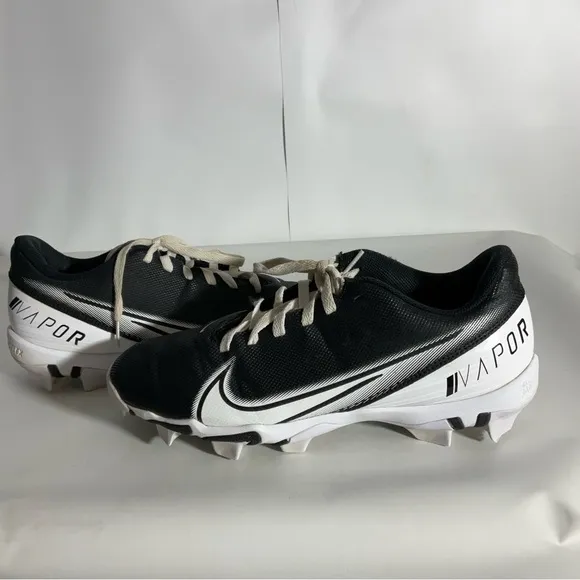 Nike Men’s Vapor Edge Shark CD0074-001 Black Football Cleats Sport Shoes Sz 10.