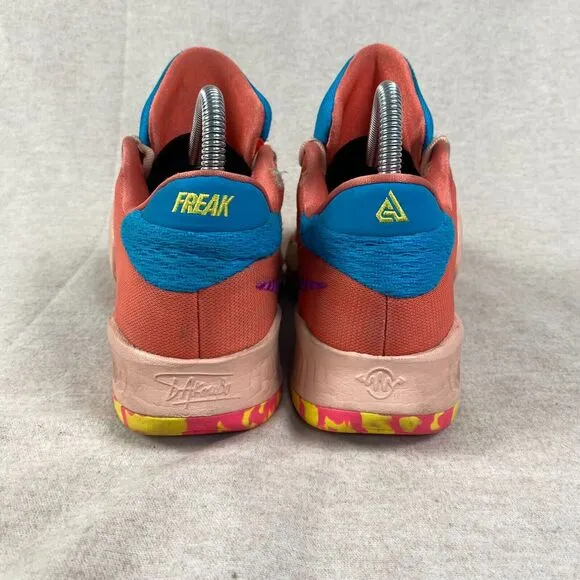 Nike Mens Zoom Freak Running Shoes Size 6 Neon Colorful Sneakers Basketball Gym