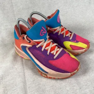Nike Mens Zoom Freak Running Shoes Size 6 Neon Colorful Sneakers Basketball Gym