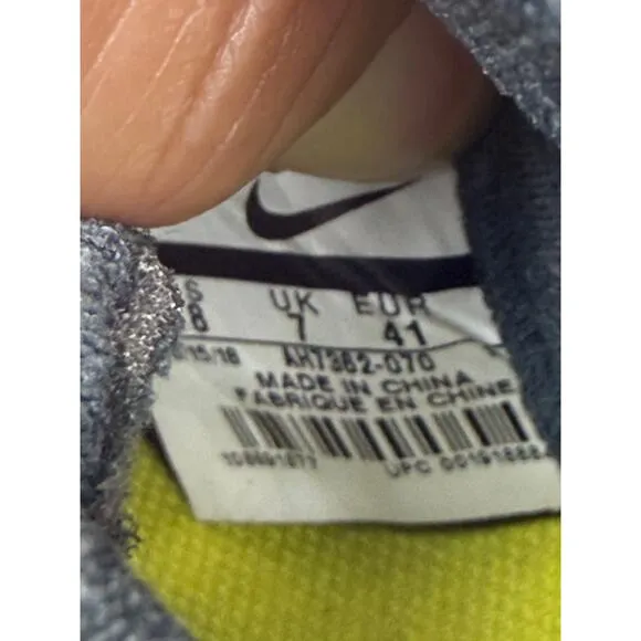 Nike Mercurial‎ Superfly 6 Academy FG Soccer Cleats Shoes Thunder Gray Yellow 8