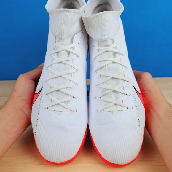 Nike Mercurial Vapor 13 Academy IC‎ Size 13 White/Flash Soccer Shoes AT7975-163
