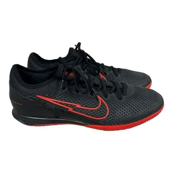 Nike Mercurial Vapor 13 Pro IC Soccer Shoes Black/Gray/Red Men’s 7