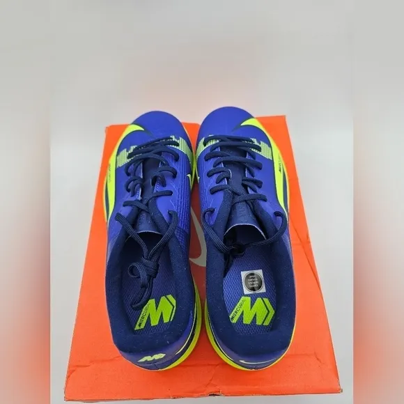 Nike Mercurial Vapor 14 Academy IC GS 'Lapis Volt' Soccer Shoes