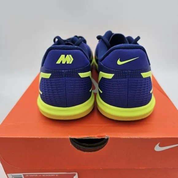Nike Mercurial Vapor 14 Academy IC GS 'Lapis Volt' Soccer Shoes