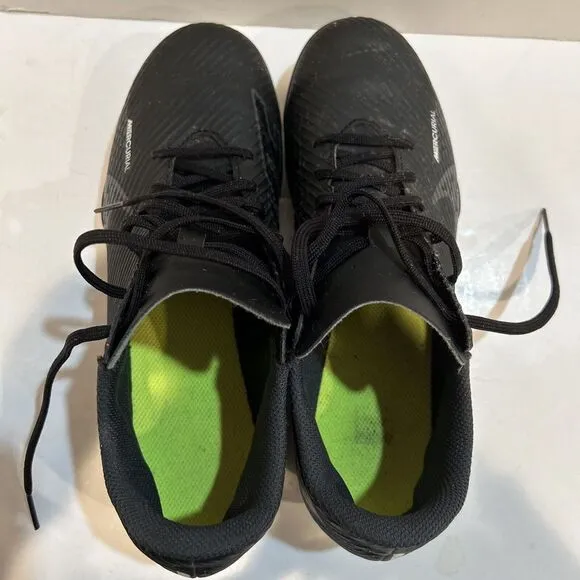 Nike Mercurial Vapor 15 Club MG Shadow. Sz 6.5 Black Sneakers/Bright Green Cleat