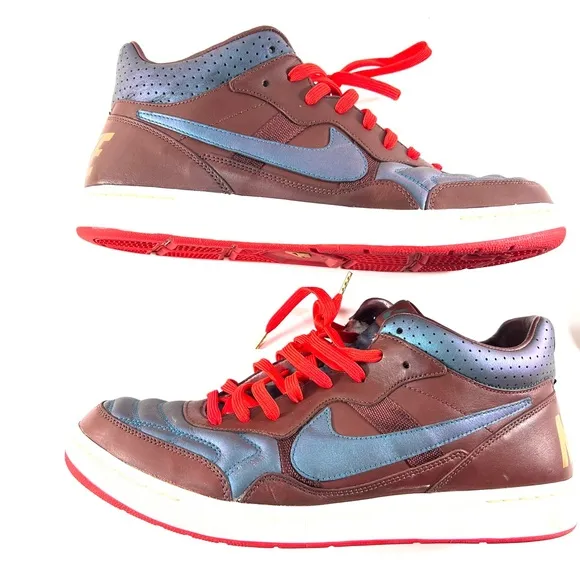 Nike NSW Tiempo '94 Mid QS 641147-378 Brown Size 12