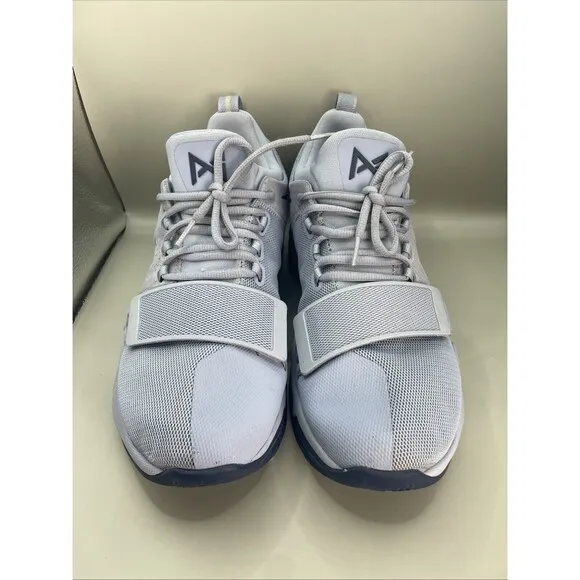 Nike Paul George PG 1 Glacier Mens 9.5 Gray Basketball 878627-044