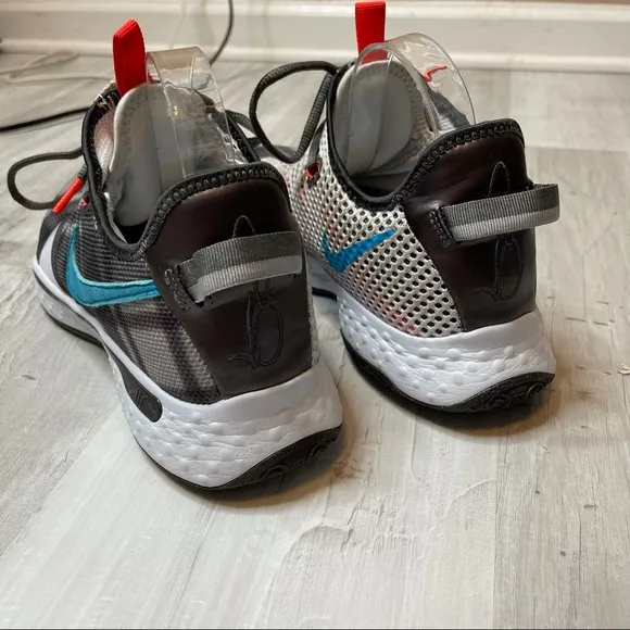 Nike Paul George PG 4 Plaid Basketeball Shoes 9.5