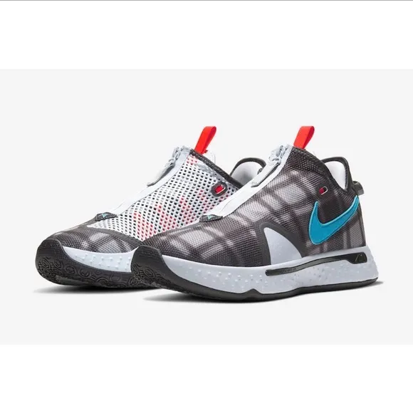 Nike Paul George PG 4 Plaid Basketeball Shoes 9.5