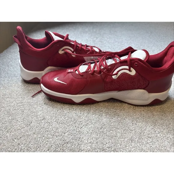 NIKE PG 5 TB PROMO Gym Red, White Basketball Size Men 16.5