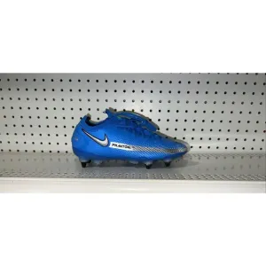 Nike Phantom GT Elite SG Pro AC Soccer Cleats Mens Size 5 Womens 6.5 Blue Silver