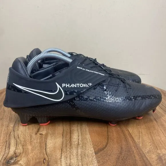 Nike Phantom GT2 Academy Flyease Shadow Pack Mens Black Red Size 7 Soccer Cleats