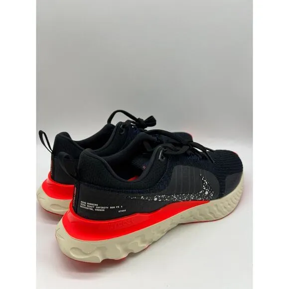 Nike React Infinity 3 Road Running Shoes Black/Obsidian DZ3014-002 Men Sz 11.5🛒