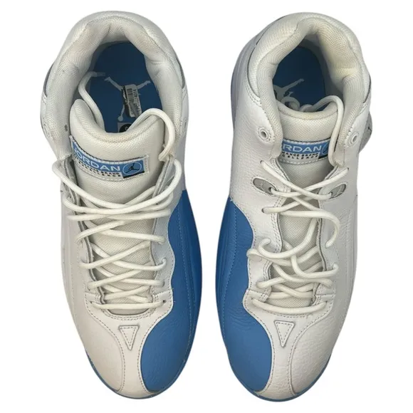 Nike Refurbished Unisex Jordan Jumpman Team 1 White Blue Sneakers Mens8.5 Wmns10