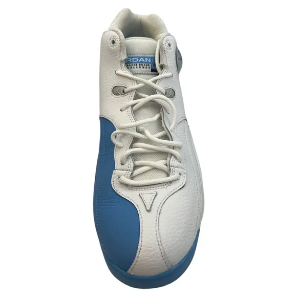Nike Refurbished Unisex Jordan Jumpman Team 1 White Blue Sneakers Mens8.5 Wmns10