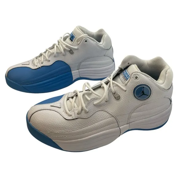 Nike Refurbished Unisex Jordan Jumpman Team 1 White Blue Sneakers Mens8.5 Wmns10