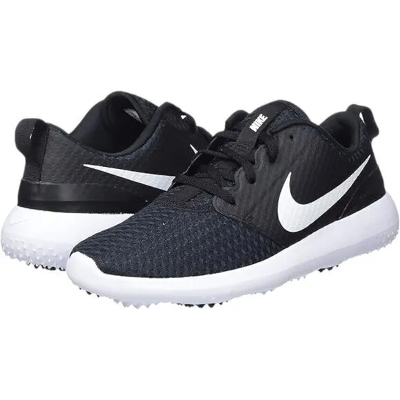 Nike Roshe G Youth Golf Shoes‎ 909250-007 Black/White Big Kid Size 3Y NWT