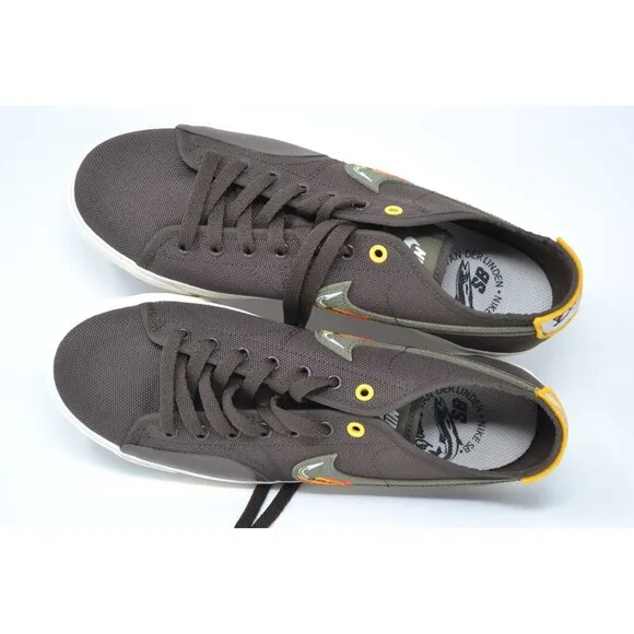 Nike SB Blazer Court X Daan Van Der Linden Baroque Brown CZ5605-200 Men's Size 8