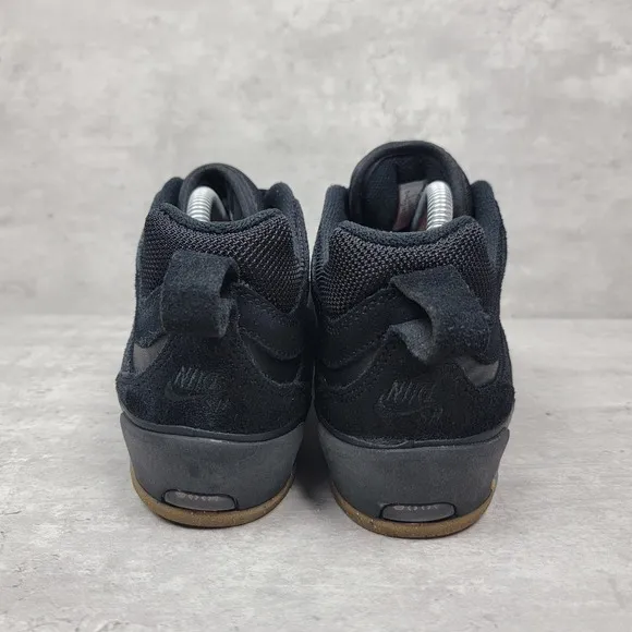 Nike SB Mens Size 8 Air Max Ishod Wair Skateboarding Shoes Sneakers Black Gum