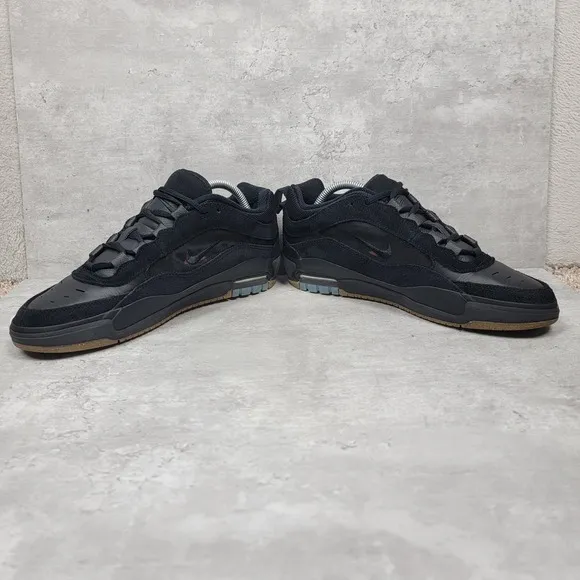 Nike SB Mens Size 8 Air Max Ishod Wair Skateboarding Shoes Sneakers Black Gum