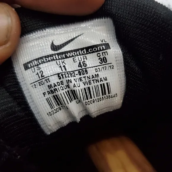Nike Shoes Men's 12 Landshark Football Cleats 511292-009