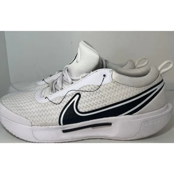 Nike Shoes Mens 12 Zoom Court Pro HC White Black Tennis Pickleball DV3278-102
