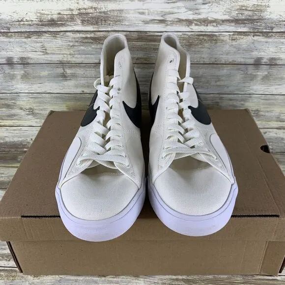 Nike Shoes Mens 13 Sail/Anthracite White SB Blazer Court Mid‎ BLZR DC8901-102
