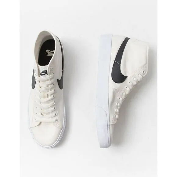 Nike Shoes Mens 13 Sail/Anthracite White SB Blazer Court Mid‎ BLZR DC8901-102