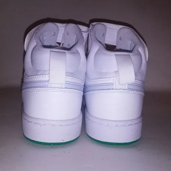 Nike Sneakers Size 5.5 Youth Court Borough Mid 2 GS White Gray Green Kids Shoes
