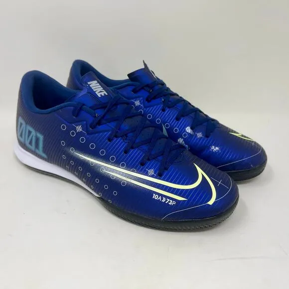 Nike Soccer Shoes 10A 73P Mercurial MDS Womens 8 = Mens 6 1/2 Blue 103.5=I.7.7