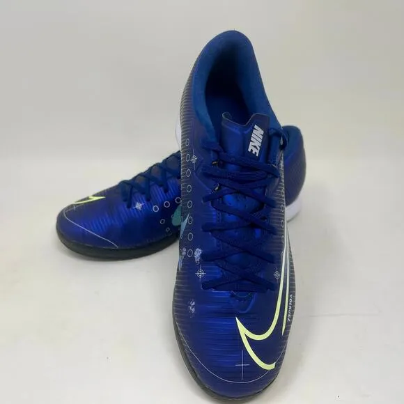 Nike Soccer Shoes 10A 73P Mercurial MDS Womens 8 = Mens 6 1/2 Blue 103.5=I.7.7