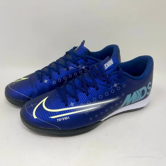 Nike Soccer Shoes 10A 73P Mercurial MDS Womens 8 = Mens 6 1/2 Blue 103.5=I.7.7