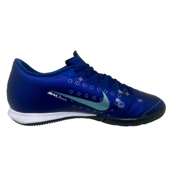 Nike Soccer Shoes 10A 73P Mercurial MDS Womens 8 = Mens 6 1/2 Blue 103.5=I.7.7