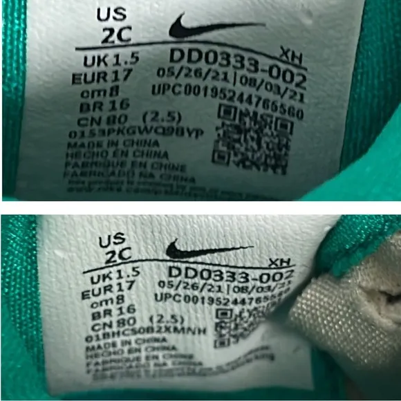 Nike Sue Bird x Kyrie Infinity TD 'Golden Tribute' Toddler Size 2